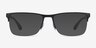 Ray-Ban RB6335 Black MetalEyeglass Frames from EyeBuyDirect, with Tinted Lenses