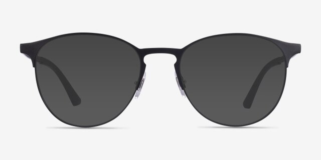 Ray-Ban RB6375 Black MetalEyeglass Frames from EyeBuyDirect, with Tinted Lenses