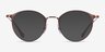 Ray-Ban RB6378 Light Brown MetalEyeglass Frames from EyeBuyDirect, with Tinted Lenses