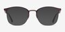 Ray-Ban RB6422 Bordeaux Gold MetalEyeglass Frames from EyeBuyDirect, with Tinted Lenses