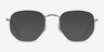 Ray-Ban RB6448 Silver MetalEyeglass Frames from EyeBuyDirect, with Tinted Lenses
