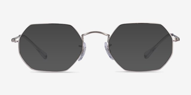Ray-Ban RB6456 Silver MetalEyeglass Frames from EyeBuyDirect, with Tinted Lenses