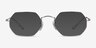 Ray-Ban RB6456 Silver MetalEyeglass Frames from EyeBuyDirect, with Tinted Lenses