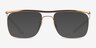 Ray-Ban RB6519 Gold MetalEyeglass Frames from EyeBuyDirect, with Tinted Lenses