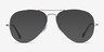 Ray-Ban RB6589 Silver MetalEyeglass Frames from EyeBuyDirect, with Tinted Lenses
