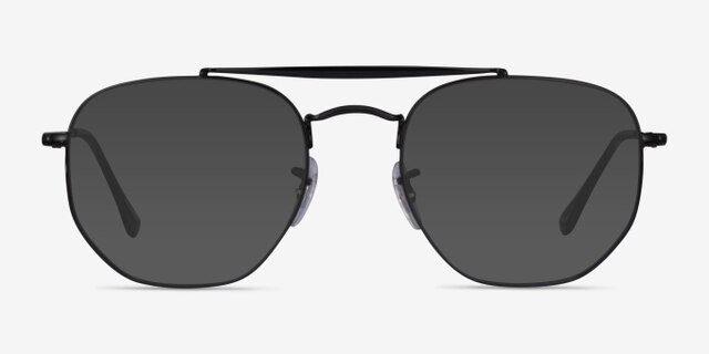 Ray-Ban RB3648V Black MetalEyeglass Frames from EyeBuyDirect, with Tinted Lenses
