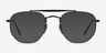 Ray-Ban RB3648V Black MetalEyeglass Frames from EyeBuyDirect, with Tinted Lenses