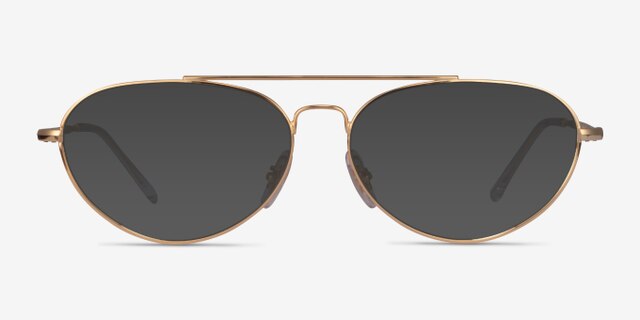 Ray-Ban RB6454 Gold MetalEyeglass Frames from EyeBuyDirect, with Tinted Lenses