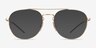 Ray-Ban RB6414 Gold MetalEyeglass Frames from EyeBuyDirect, with Tinted Lenses