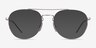 Ray-Ban RB6414 Argenté MétalMontures de lunettes de vue d'EyeBuyDirect, Avec des Verres Teintés