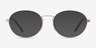 Ray-Ban RB6439 Silver MetalEyeglass Frames from EyeBuyDirect, with Tinted Lenses