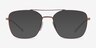 Ray-Ban RB6450 Brown MetalEyeglass Frames from EyeBuyDirect, with Tinted Lenses