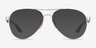 Ray-Ban RB8420 Silver Carbon-fiberEyeglass Frames from EyeBuyDirect, with Tinted Lenses
