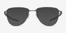 Oakley Plier Gunmetal TitaniumMontures de lunettes de vue d'EyeBuyDirect, Avec des Verres Teintés