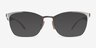 Ray-Ban RB6345 Silver MetalEyeglass Frames from EyeBuyDirect, with Tinted Lenses