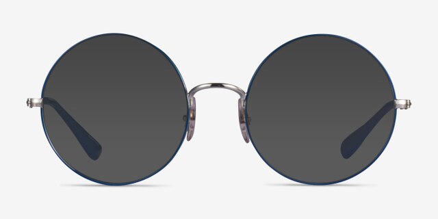 Ray-Ban RB6392 Blue Silver MetalEyeglass Frames from EyeBuyDirect, with Tinted Lenses