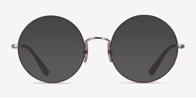 Ray-Ban RB6392 Purple Silver MetalEyeglass Frames from EyeBuyDirect, with Tinted Lenses