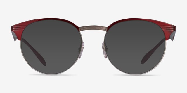 Ray-Ban RB6406 Red MetalEyeglass Frames from EyeBuyDirect, with Tinted Lenses