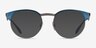 Ray-Ban RB6406 Blue MetalEyeglass Frames from EyeBuyDirect, with Tinted Lenses