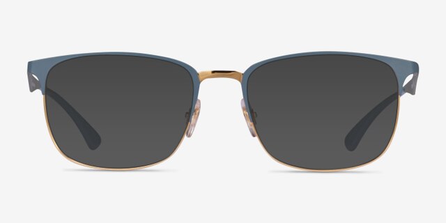 Ray-Ban RB6421 Gray Gold MetalEyeglass Frames from EyeBuyDirect, with Tinted Lenses