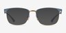 Ray-Ban RB6421 Gray Gold MetalEyeglass Frames from EyeBuyDirect, with Tinted Lenses