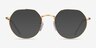 Ray-Ban RB6465 Jack Gold MetalEyeglass Frames from EyeBuyDirect, with Tinted Lenses