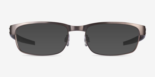 Oakley Metal Plate Gunmetal MetalEyeglass Frames from EyeBuyDirect, with Tinted Lenses