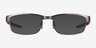 Oakley Metal Plate Gunmetal MetalEyeglass Frames from EyeBuyDirect, with Tinted Lenses