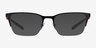 ARNETTE Makaii Matte Black MetalEyeglass Frames from EyeBuyDirect, with Tinted Lenses