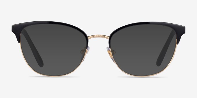 Vogue Eyewear VO4088 - Browline Black Gold Frame Eyeglasses