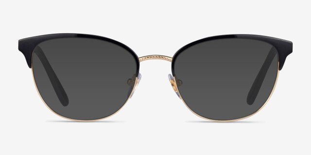 Vogue Eyewear VO4088 Black Gold MetalEyeglass Frames from EyeBuyDirect, with Tinted Lenses