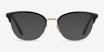 Vogue Eyewear VO4088 Black Gold MetalEyeglass Frames from EyeBuyDirect, with Tinted Lenses