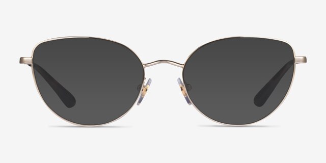Vogue Eyewear VO4128 Pale Gold MetalEyeglass Frames from EyeBuyDirect, with Tinted Lenses