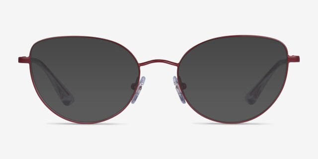 Vogue Eyewear VO4128 Bordeaux MetalEyeglass Frames from EyeBuyDirect, with Tinted Lenses