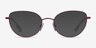 Vogue Eyewear VO4128 Bordeaux MetalEyeglass Frames from EyeBuyDirect, with Tinted Lenses
