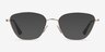 Vogue Eyewear VO4163 Pale Gold MetalEyeglass Frames from EyeBuyDirect, with Tinted Lenses