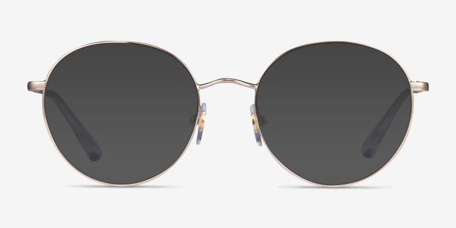 Vogue Eyewear VO4177 Pale Gold MetalEyeglass Frames from EyeBuyDirect, with Tinted Lenses