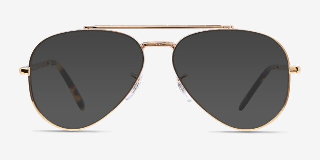 Ray-Ban RB3625V New Aviator Legend Gold MétalMontures de lunettes de vue d'EyeBuyDirect, Avec des Verres Teintés