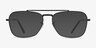 Ray-Ban RB3636V Black MetalEyeglass Frames from EyeBuyDirect, with Tinted Lenses