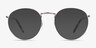 Ray-Ban RB3637V New Round Silver MetalEyeglass Frames from EyeBuyDirect, with Tinted Lenses