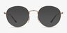 Ray-Ban RB3681V Arista MetalEyeglass Frames from EyeBuyDirect, with Tinted Lenses