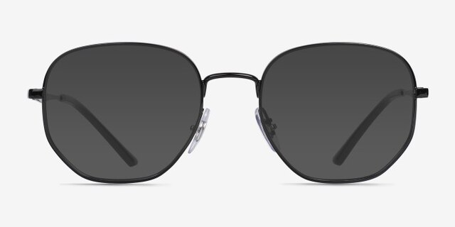 Ray-Ban RB3682V Black MetalEyeglass Frames from EyeBuyDirect, with Tinted Lenses