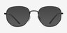 Ray-Ban RB3682V Black MetalEyeglass Frames from EyeBuyDirect, with Tinted Lenses