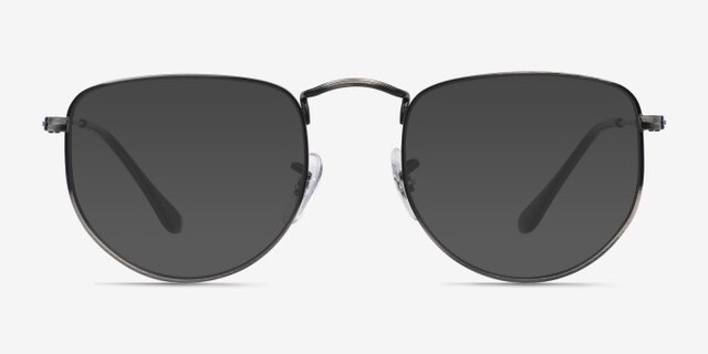 Ray-Ban RB3958V Elon Antique Gunmetal MetalEyeglass Frames from EyeBuyDirect, with Tinted Lenses