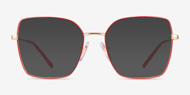 Vogue Eyewear VO4274 Red Gold MetalEyeglass Frames from EyeBuyDirect, with Tinted Lenses