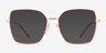 Vogue Eyewear VO4274 Red Gold MetalEyeglass Frames from EyeBuyDirect, with Tinted Lenses