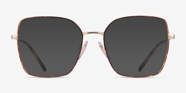 Vogue Eyewear VO4274 Tortoise Pale Gold MetalEyeglass Frames from EyeBuyDirect, with Tinted Lenses