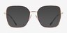 Vogue Eyewear VO4274 Tortoise Pale Gold MetalEyeglass Frames from EyeBuyDirect, with Tinted Lenses