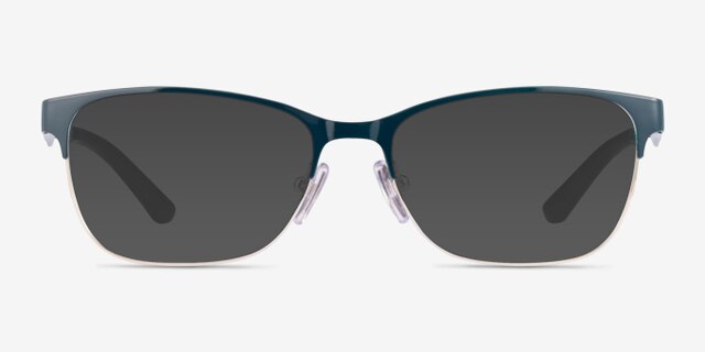 Vogue Eyewear VO3940 Dark Green Silver MetalEyeglass Frames from EyeBuyDirect, with Tinted Lenses