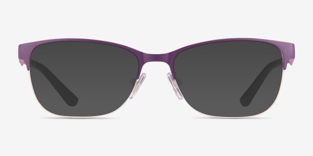 Vogue Eyewear VO3940 Plum Silver MetalEyeglass Frames from EyeBuyDirect, with Tinted Lenses